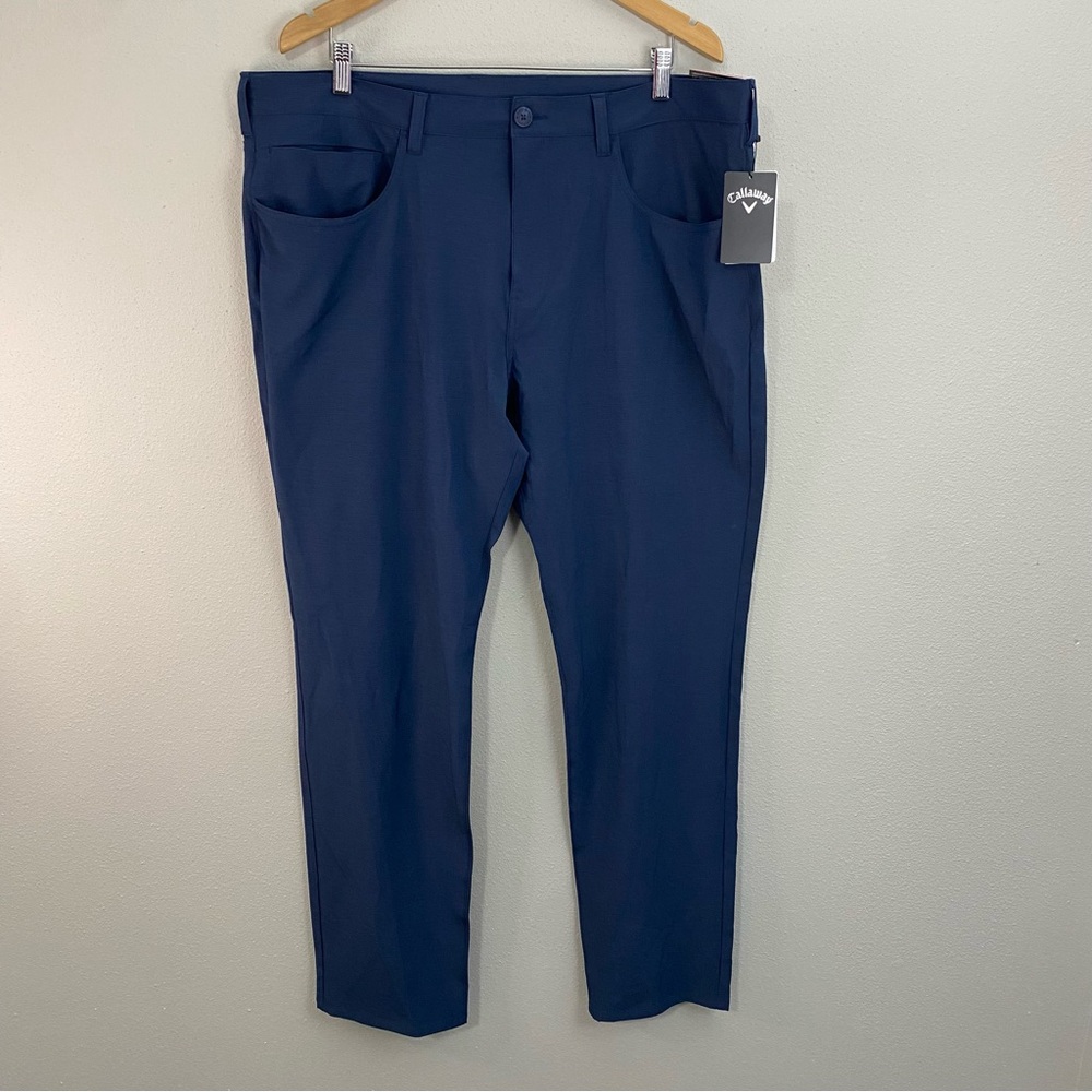 Callaway NWT Deep Navy‎ HTR Pants Golf Mens 40W 34L